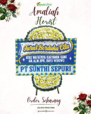 Papan Bunga Duka di Tanjung Ayun Sakti